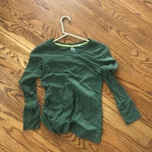 Forest green long sleeved t-shirt